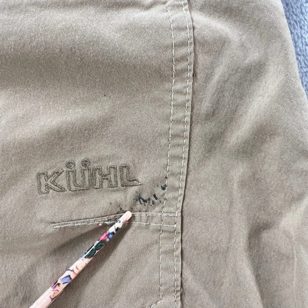 KUHL Radikl Hiking Pants Mens 38x30‎ Tan Khaki Stretch Technical Hybrid Utility